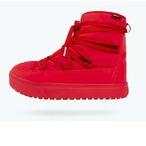 NWT Native Vegan Chamonix Shearling Boots, Sz 9